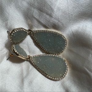 Jewel drop earrings